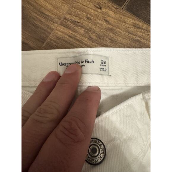 Abercrombie & Fitch Women Jeans 90’s Straight Mid Rise Size 28 Short - Picture 4 of 4